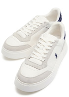 Polo Ralph Lauren Rlite Sport Panelled Leather Sneakers White