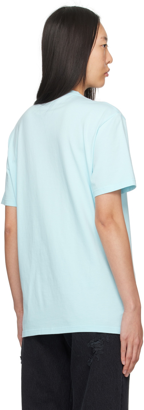 Versace Blue Embroidered Shirt