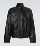 Bottega Veneta Intrecciato leather blouson jacket