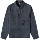 C.P. Company Men's Metropolis Tech Patch Overshirt in Total Eclipse