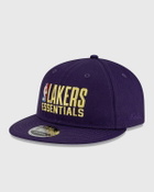 New Era X Fear of God 59FIFTY Retro Crown Flat LOS ANGELES LAKERS Purple Mens Cap