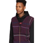 Noah NYC Purple Wool Sweater Vest