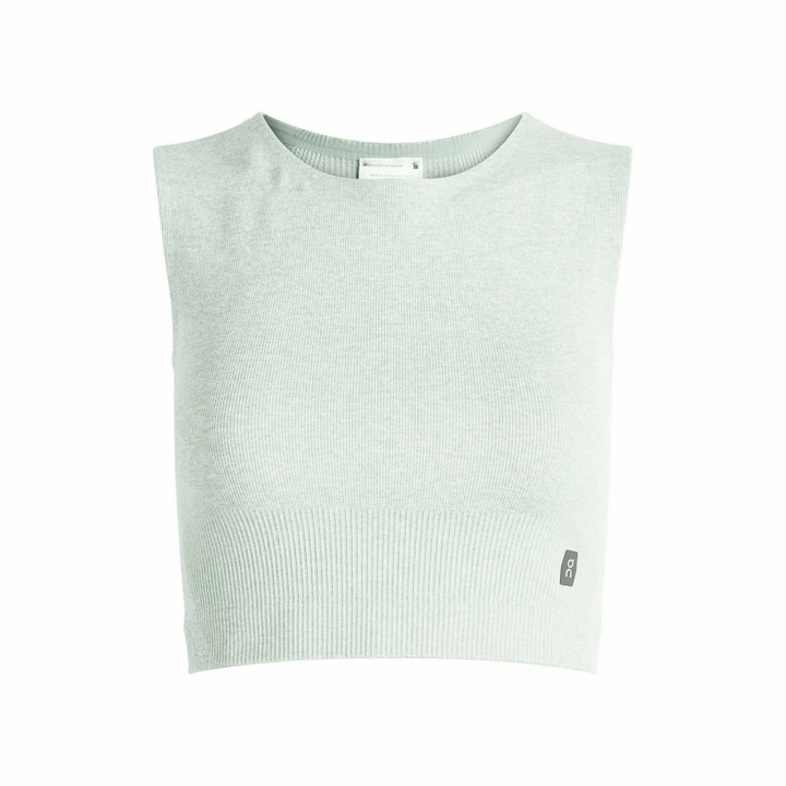 Photo: ON Women's Studio Knit Crop Top in Mineral Heather