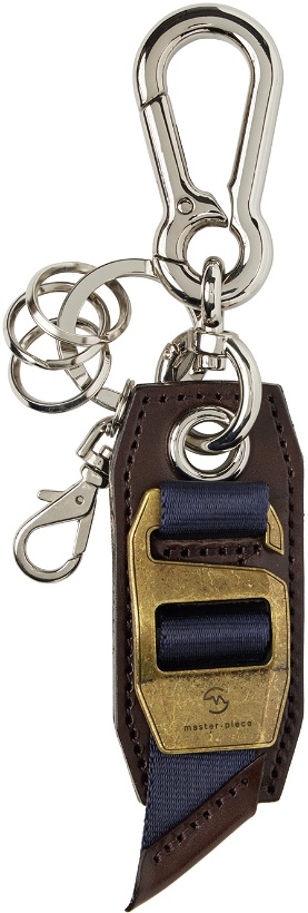 Photo: master-piece Brown Hook Buckle Keychain