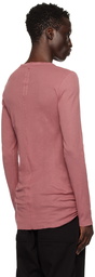 Rick Owens Pink Porterville Rib Long Sleeve T-Shirt