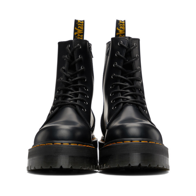 Max Rebel Dr Martens Boots Jadon Max Metal Leather Platform Boots