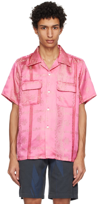 Photo: NEEDLES Pink Button Shirt