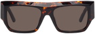 Palm Angels Tortoiseshell Blanca Sunglasses