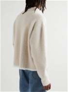 Jacquemus - Polo Neve Brushed Knitted Sweater - Neutrals