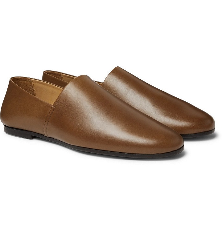 Photo: Sandro - Leather Loafers - Brown