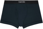 TOM FORD Navy Jacquard Boxers