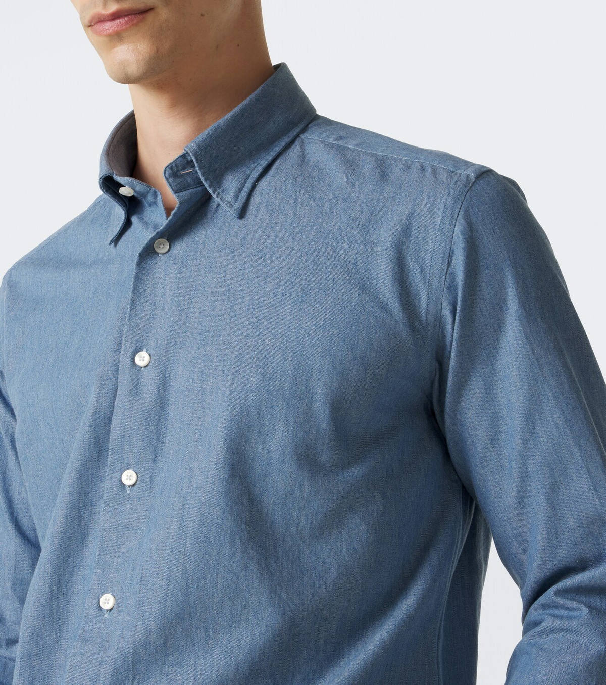 Slowear Cotton chambray shirt