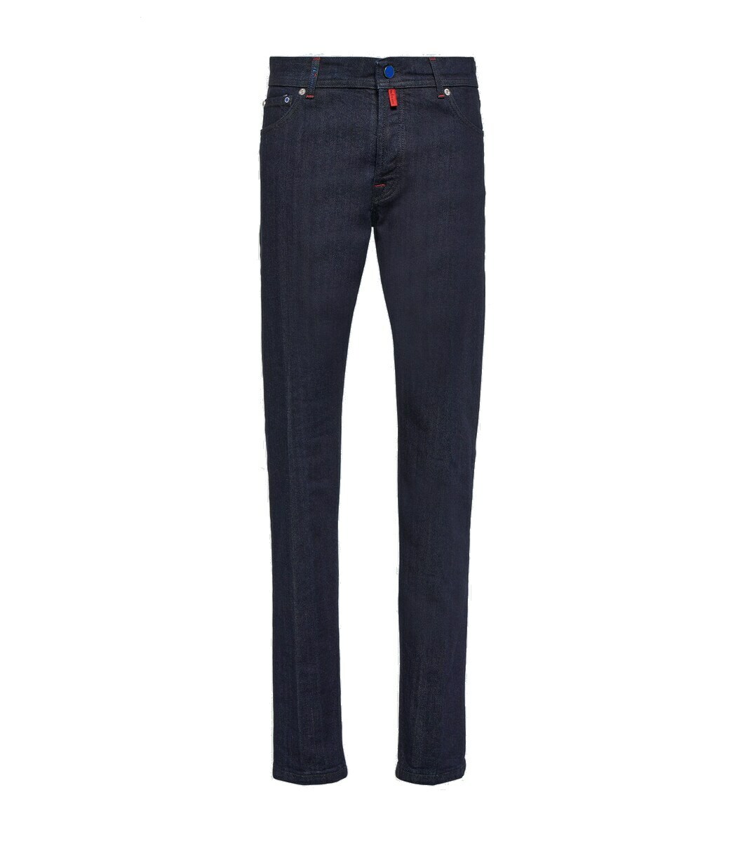 Kiton Mid-rise slim jeans Kiton