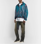 Fear of God - Iridescent Nylon Half-Zip Anorak - Blue