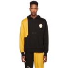 Clot Black and Yellow Colorblock Hoodie