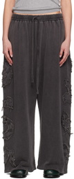 Acne Studios Black Logo Lounge Pants