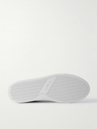 Givenchy - Urban Street Logo-Appliquéd Webbing-Trimmed Leather Slip-On Sneakers - Black