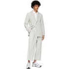 Homme Plisse Issey Miyake Grey Belted Tailored Pleats 1 Trousers