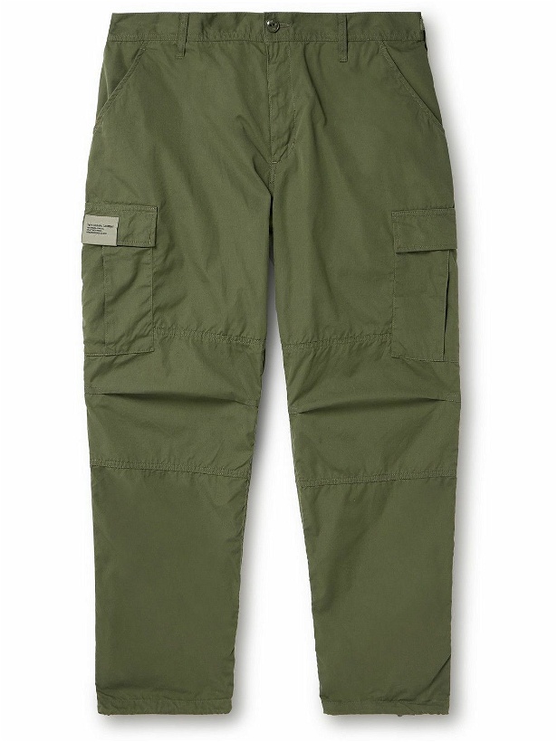Photo: Neighborhood - Tapered Cotton and Nylon-Blend Cargo Trousers - Green