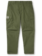 Neighborhood - Tapered Cotton and Nylon-Blend Cargo Trousers - Green