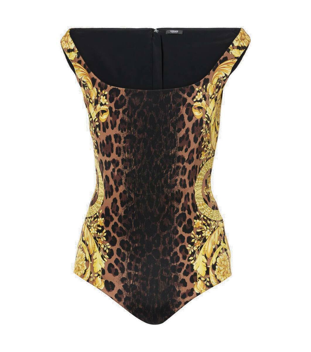 Versace Barocco silk bodysuit Versace