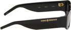 Casablanca Black Rectangular Sunglasses