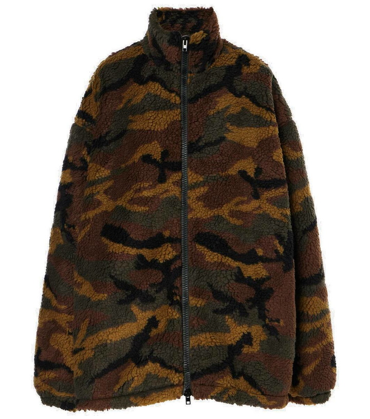 Photo: Vetements Camo fleece jacket
