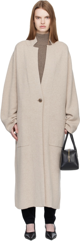 Photo: LISA YANG Beige 'The Amie' Coat