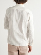 La Paz - Button-Down Collar Cotton-Flannel Shirt - Neutrals