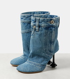 Loewe Toy Panta 90 denim ankle boots