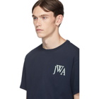 JW Anderson Navy Embroidered Logo T-Shirt