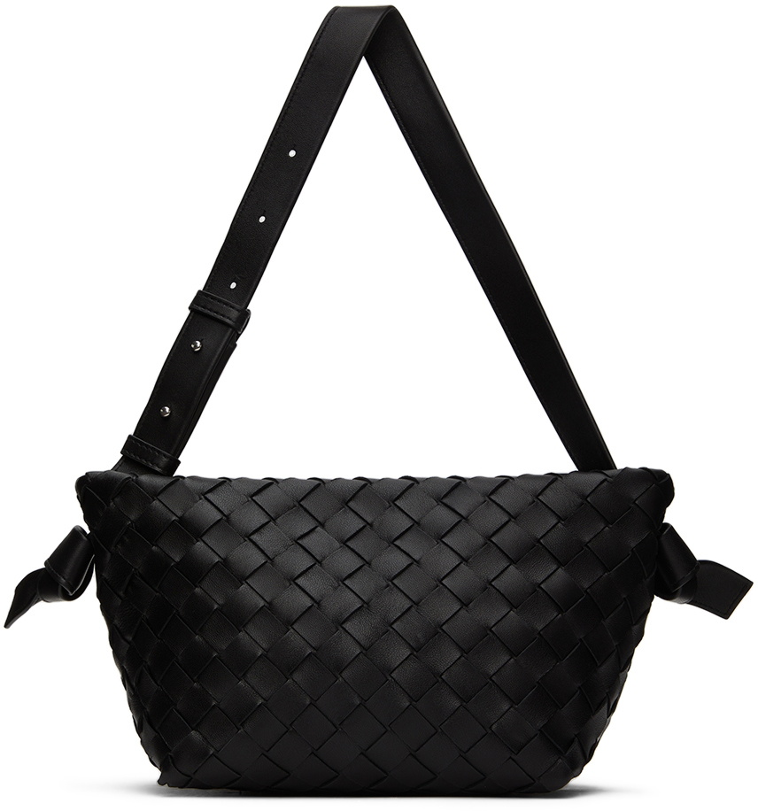 BottegaVeneta nylonshoulder bag ボッテガ　黒 Bottega Veneta Black Tie Shoulder Bag Bottega Veneta