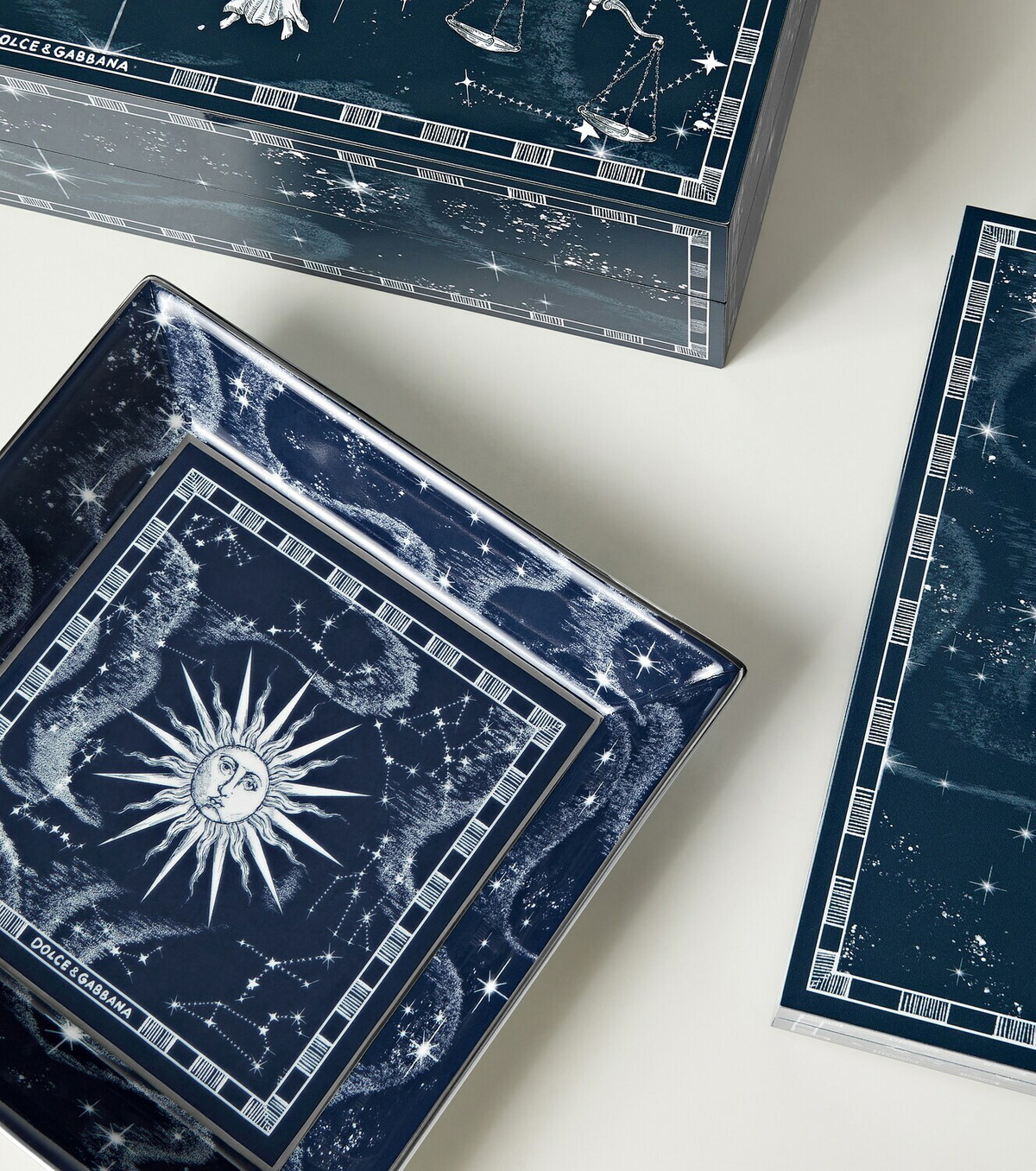 Dolce&Gabbana Casa Zodiaco printed porcelain tray