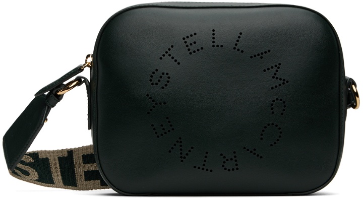 Photo: Stella McCartney Green Logo Crossbody Camera Bag