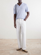 Onia - Johnny Linen Polo Shirt - Blue