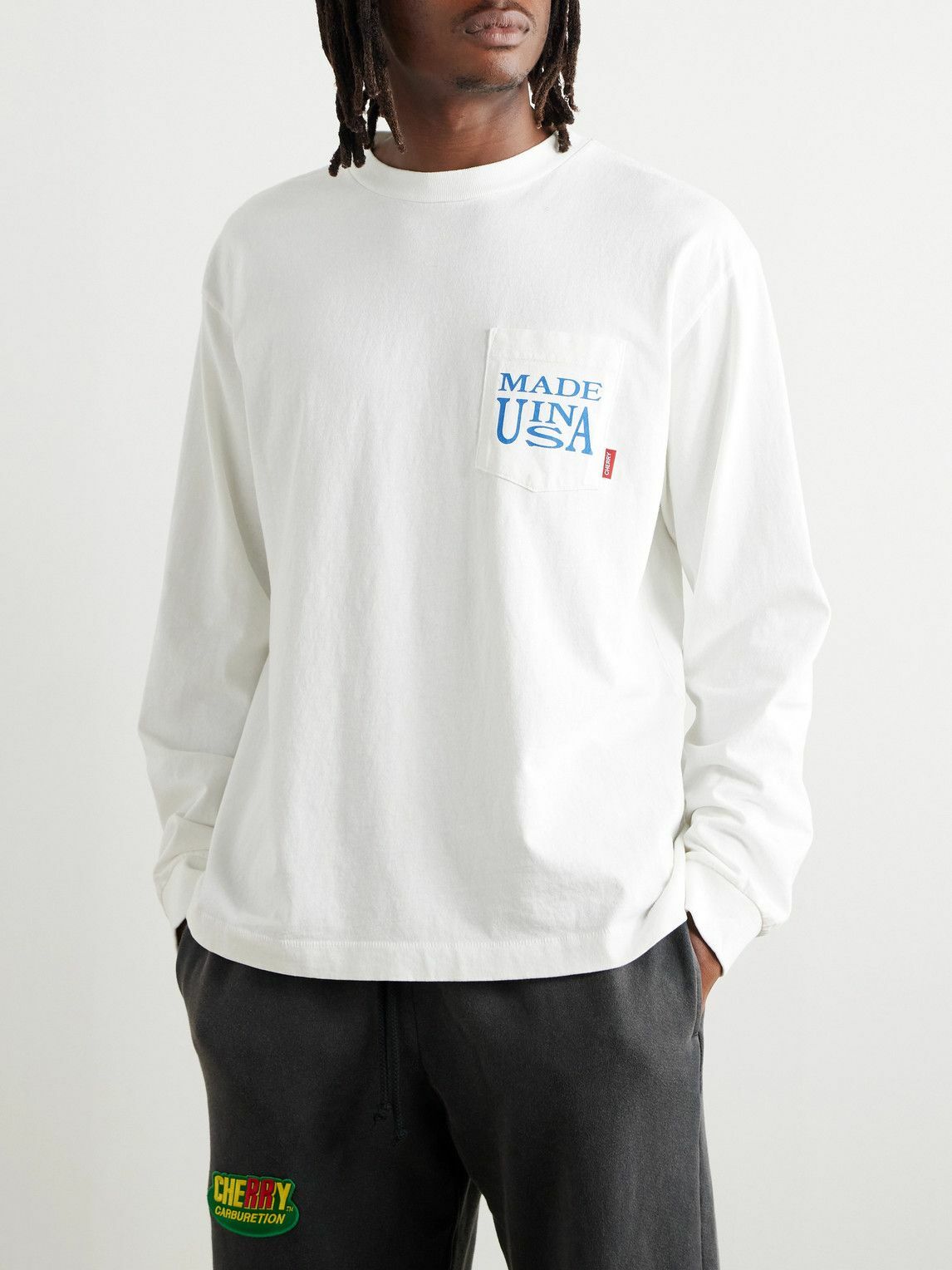 Cherry Los Angeles - Logo-Print Cotton-Jersey T-Shirt