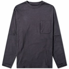 GOOPiMADE Men's Long Sleeve Archetype-0 Pocket T-Shirt in Bathyal