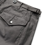 John Elliott - Tapered Cotton Cargo Trousers - Gray