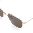 Monokel Otis Sunglasses in Gold/Green 