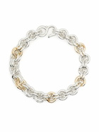 OUIE 14K Yellow Gold And Sterling Silver Keyring Bracelet