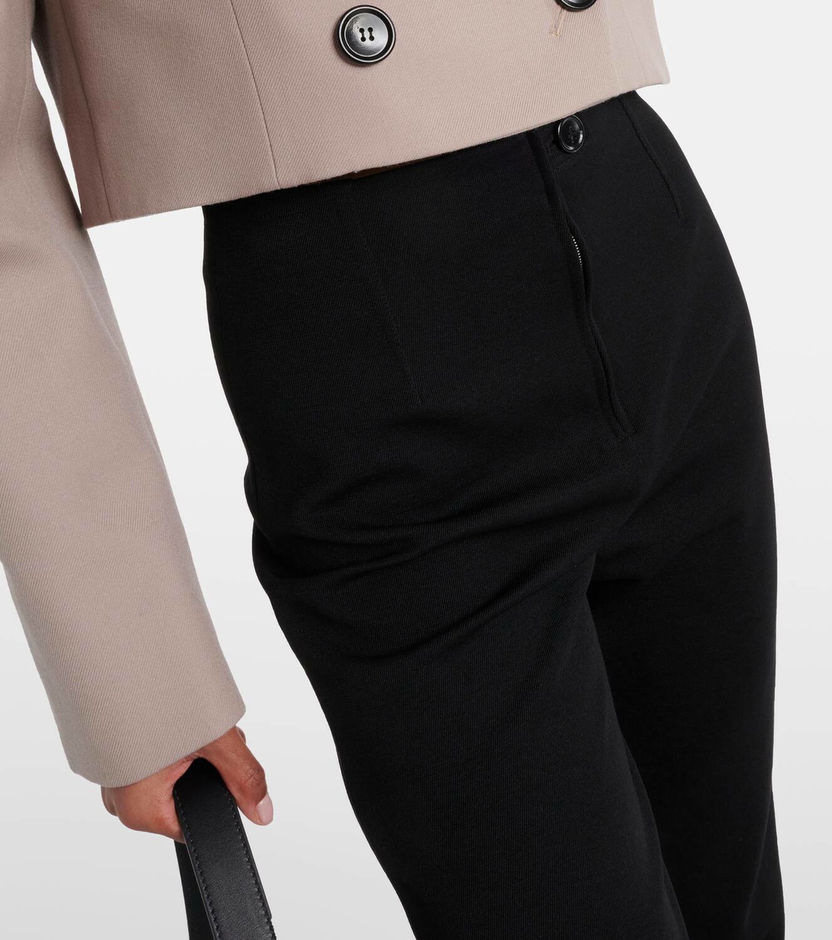 Alaïa High-rise gabardine leggings
