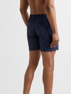 Frescobol Carioca - Copacabana Slim-Fit Short-Length Jacquard Swim Shorts - Blue