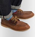 Red Wing Shoes - Wacouta Burnished-Leather Loafers - Brown