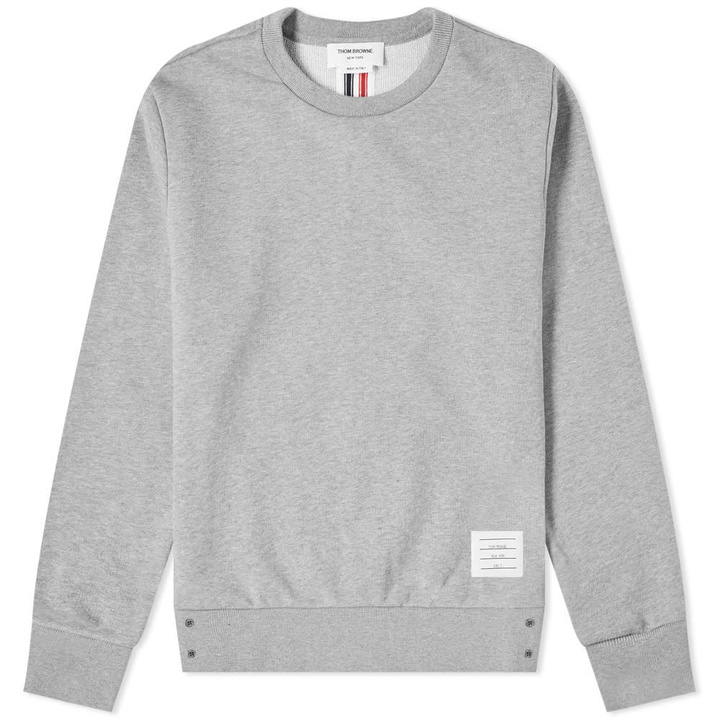 Photo: Thom Browne Grosgrain Loopback Crew Sweat