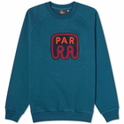 By Parra Men's Fast Food Logo Crew Sweat in Deep Sea