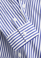 Matteau Striped Cotton Shirt Blue