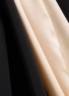 Armarium Dublina Scarf-effect Stretch-crepe Maxi Dress Black