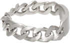 Maison Margiela Silver Semi-Polished Chain ID Bracelet