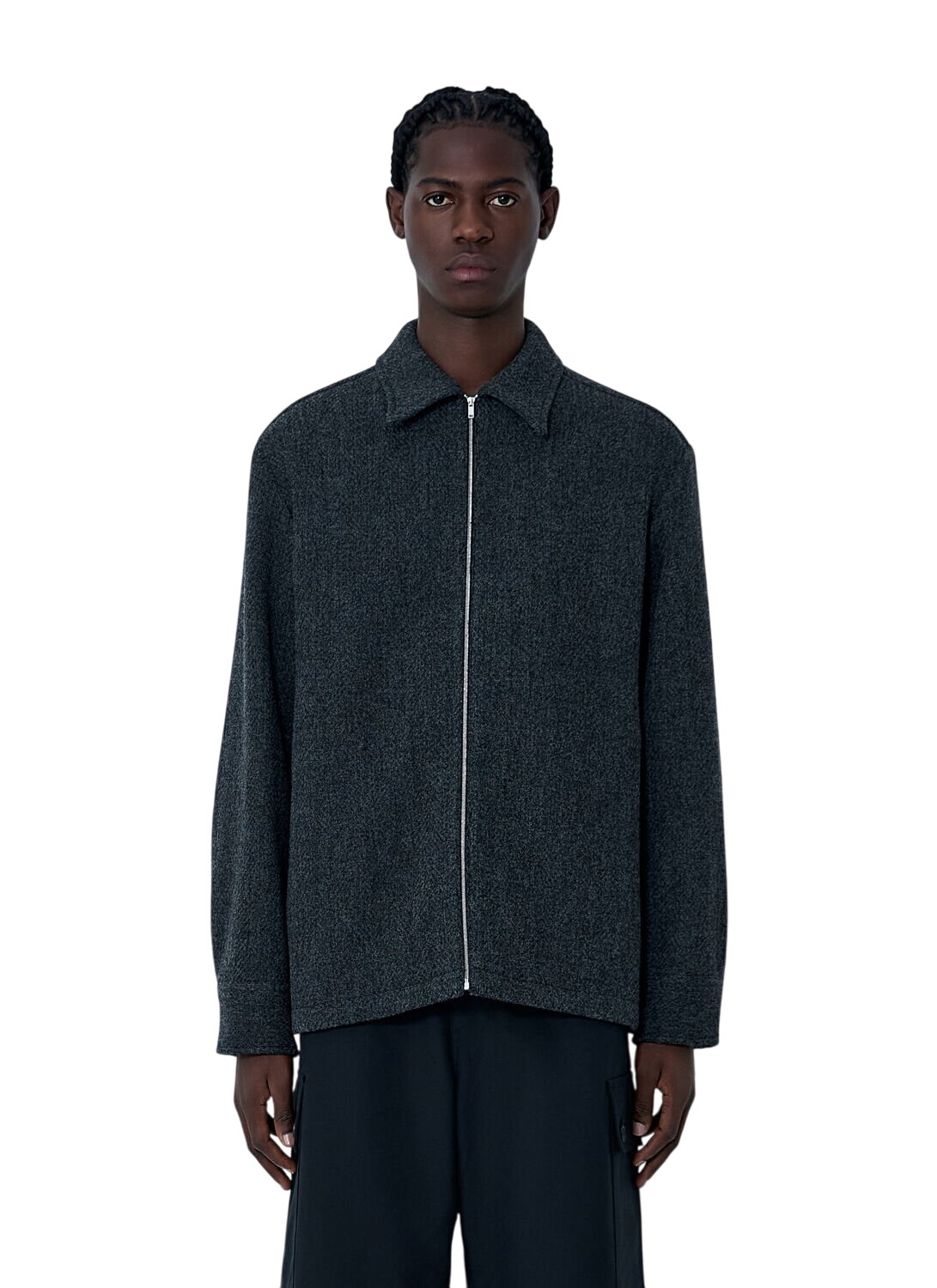 Jil Sander - Leather Shirt Jacket - Black Jil Sander