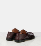 Loewe Campo croc-effect leather loafers